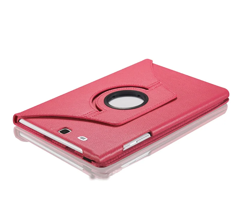 Rose 360 Вращающийся чехол для Samsung Galaxy Tab E 9," SM-T560 T561 качество PU кожа Стенд Флип смарт-чехол для планшета Роскошный чехол - Цвет: Rose