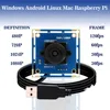 1080P Full HD USB Camera Module 2.1mm lens Wide Angle 2MP 1080P CMOS OV2710 USB Webcam for Robot ATM Kiosk 2