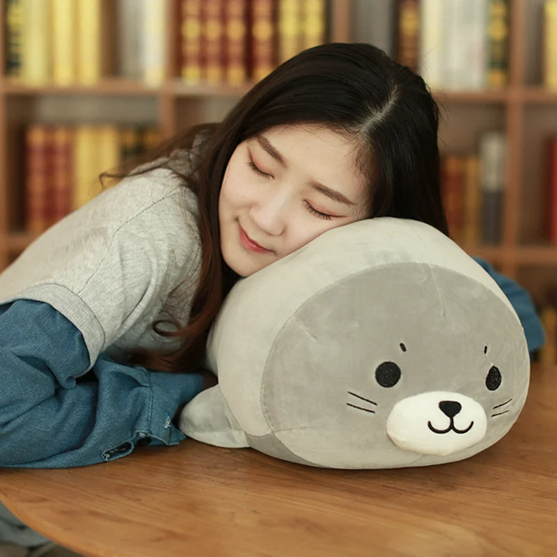 

Sea World Stuffed Animal Sea Lion Doll Seal Plush Toys Baby Kids Appease sleeping pillow Girls Children Birthday Christmas Gift