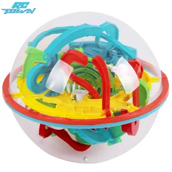 

RCtown 118 Challenging Levels Magic 3D Maze Ball Interesting Labyrinth Puzzle Game Globe Toys zk30