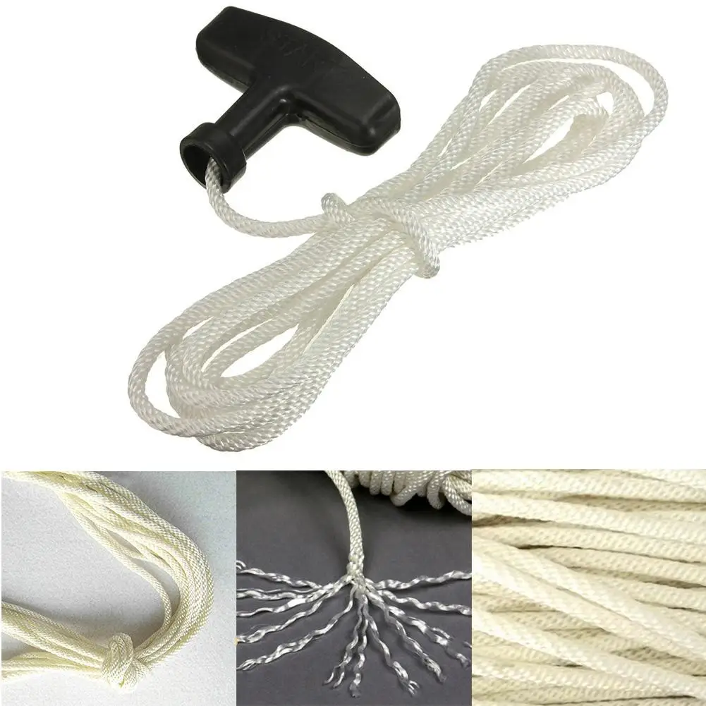 

4MM 1.1M Universal Lawnmowers Pull Handle Starter Start Cord Rope Engine Petrol