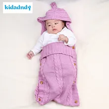 

KiDadndy Baby Girl Sleeping Bag Burst Newborn Solid Color Wrapping Layer Sleeping Bag Blanket
