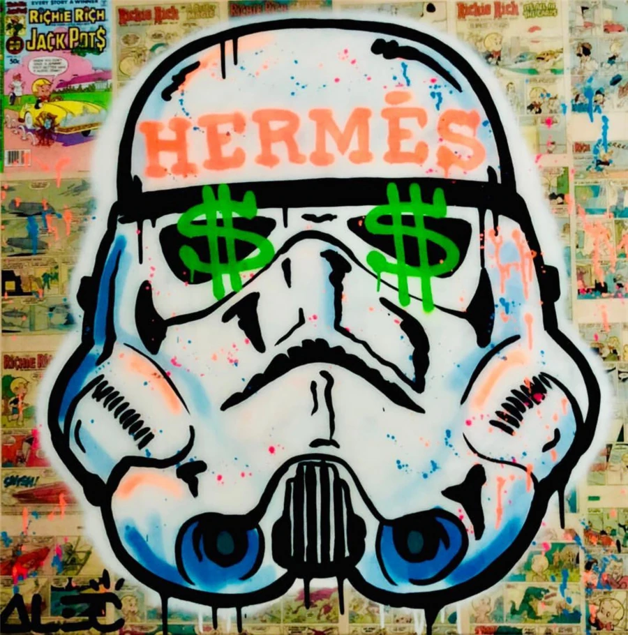 

Alec Monopolys Star Wars HD Wall Art Canvas Poster Print Canvas Painting Decorative Picture for Office Living Room Home Decor 2