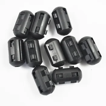 

Promotion Wholesale UK 10 Pcs Movable Offset 5mm Inner Diameter Black Ferrite Core Ring