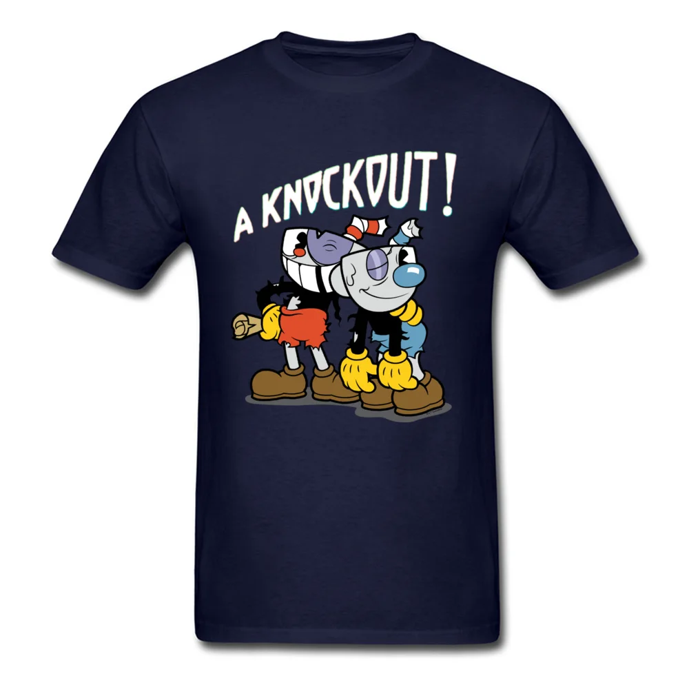 Knockout VALENTINE DAY Cotton O-Neck T Shirt Short Sleeve Family Tops Tees Coupons Printed Tshirts Drop Shipping Knockout navy