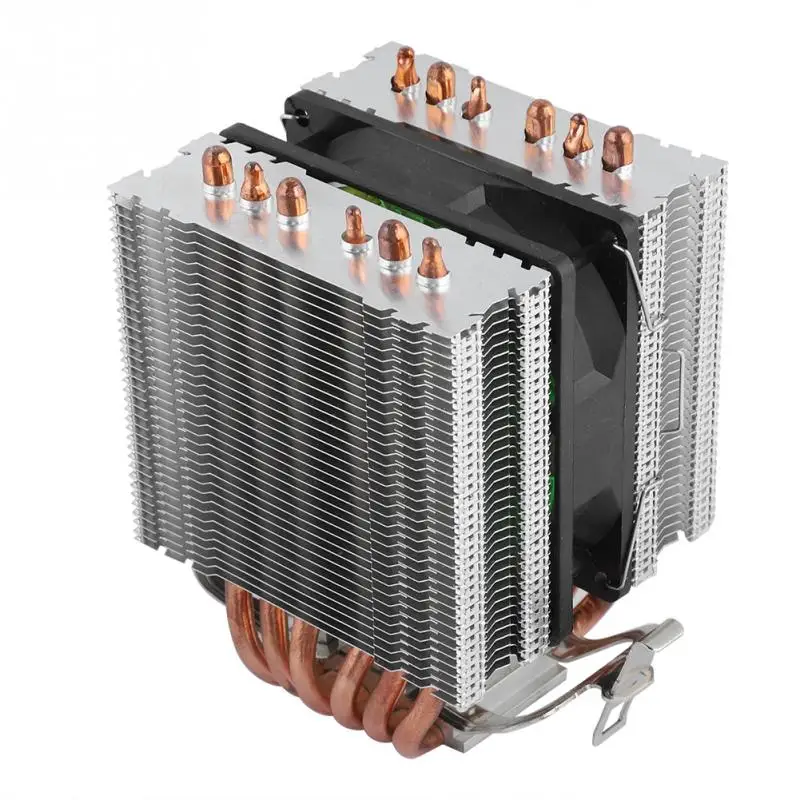 

Computer CPU Fans Cooler Heat Sink 6 Heatpipe For Intel Lag1156/1155/1150/775 U-shaped heat pipe for CPU heat sink