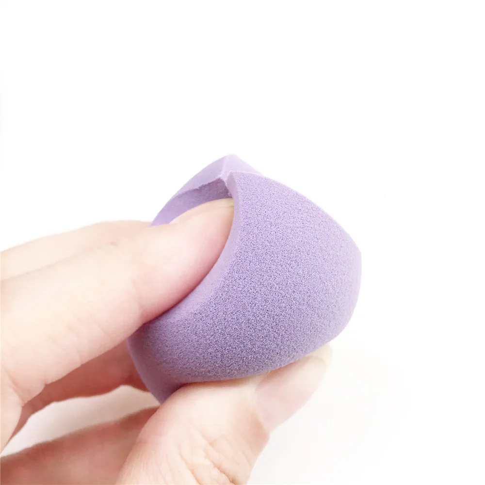 Luqine-фиолетовый косметический спонж-3D/Edgeless капля-образный супер-мягкий блендер