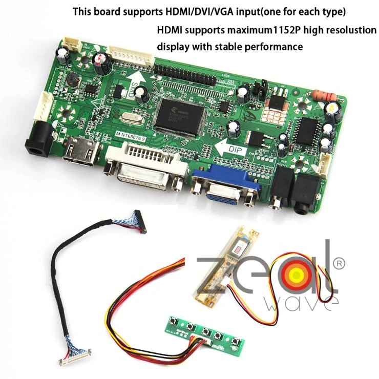NT68676 LCD Controller Board Kit LCD Monitor M170E5 M170ETN01 SXGA HDMI+DVI+VGA