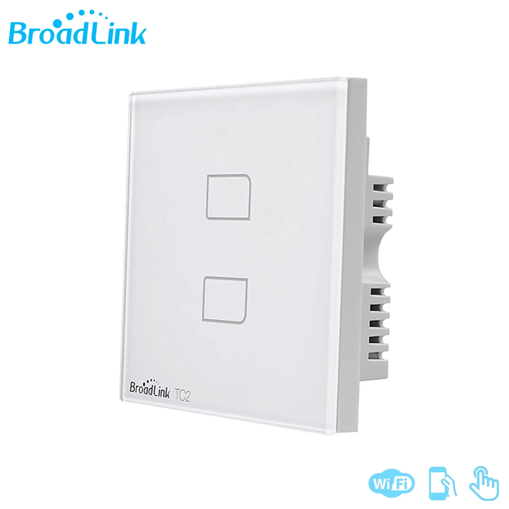 Настенный Wifi переключатель Broadlink TC2 сенсорный выключатель света универсальный