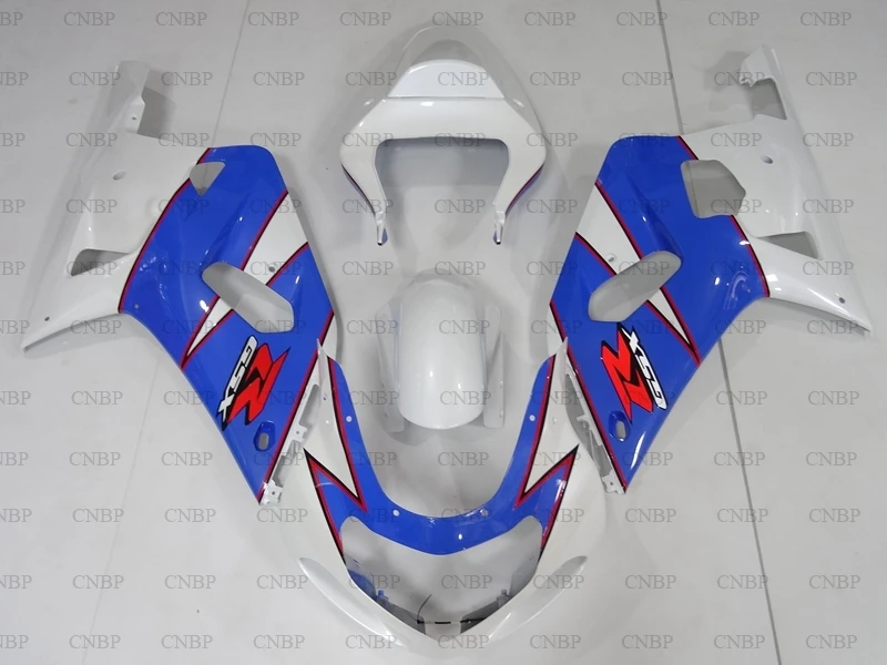 

GSXR600 GSXR750 GSXR1000 2002 Fairings GSXR600 GSXR750 GSXR1000 2000 - 2003 K12 White Blue 01 00 Plastic Fairings