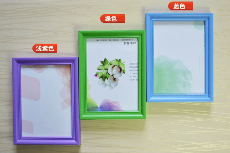 

7pcs/lot Mixed sizes European style Hanging Home decorative picture frame Wood Photo frame