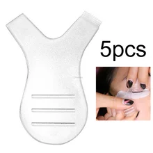 5 шт. пластиковая y-образная щетка для ресниц, Прививка ресниц, бигуди для макияжа, Чистые Палочки, аппликатор, подтяжка ресниц, завивка, удлинение