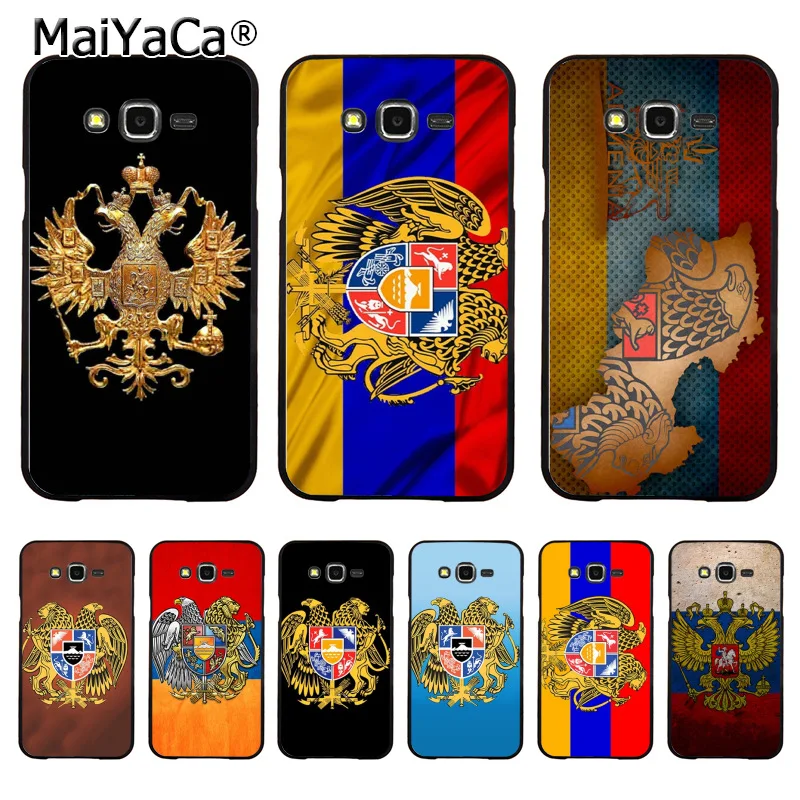 Чехол для телефона MaiYaCa с гербом оружия арменским флагом России Аксессуары samsung