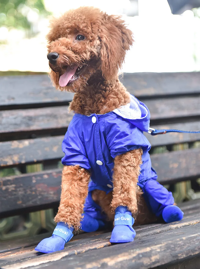 Waterproof Rain Boots Pet Supplies Pet Shoes Non-slip Silicone Rain Boots Fashion Cute Puppy Shoes Fashion Exquisite Supplies