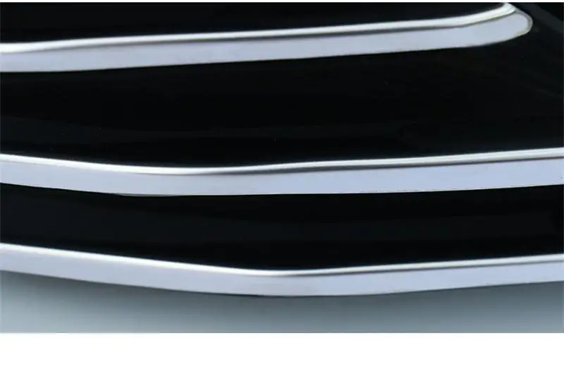 Автомобильная Рамка передней противотуманной фары декоративная накладка для автомобиля наклейки из нержавеющей стали для Audi A3 8V 2013- авто аксессуары