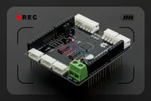 DFRobot Smart Digital Servo driver Shield for Arduino V1.0, Atmega8 12V 7 channels Compatible with Dynamixel AX/MX series servos