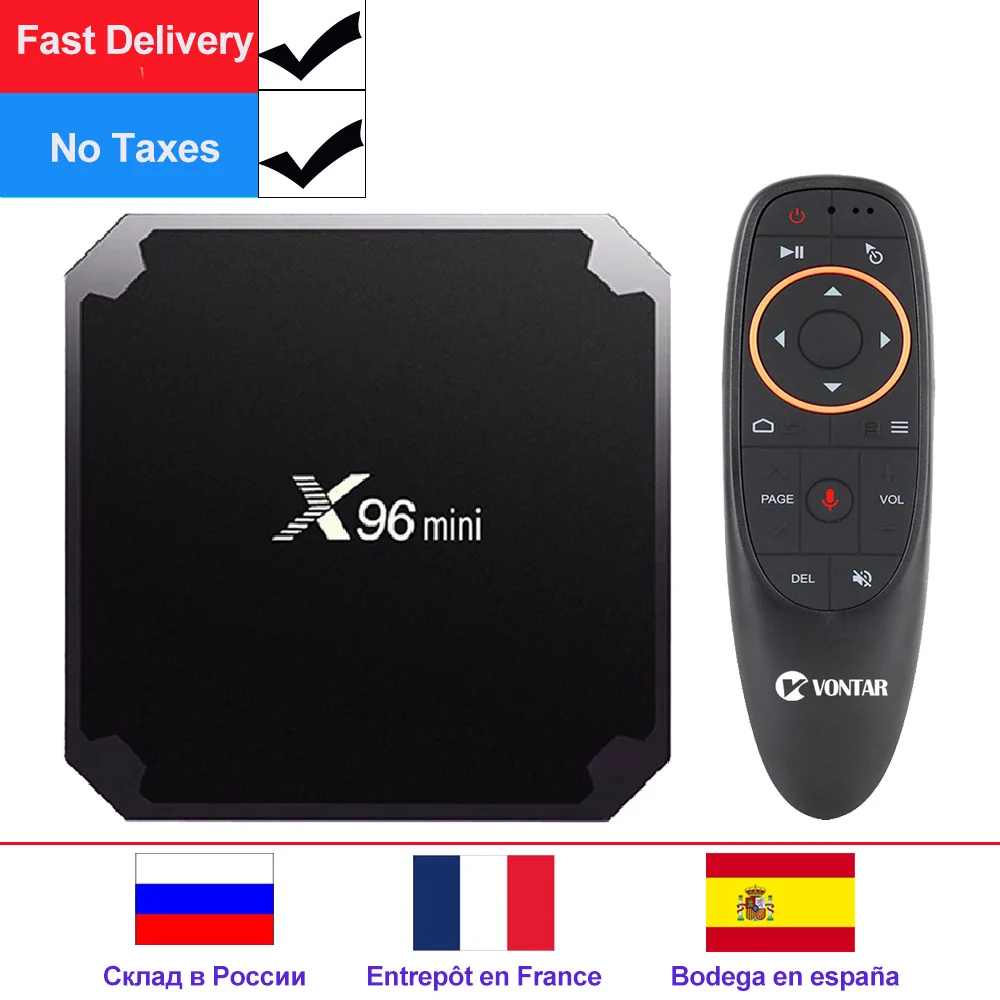 X96 البسيطة الروبوت 7.1 مربع التلفزيون الذكية X 96 2 GB 16 GB 1 GB 8 GB Amlogic S905W رباعية النواة دعم 4 K 30tps 2.4 GHz WiFi X96mini مجموعة أعلى مربع