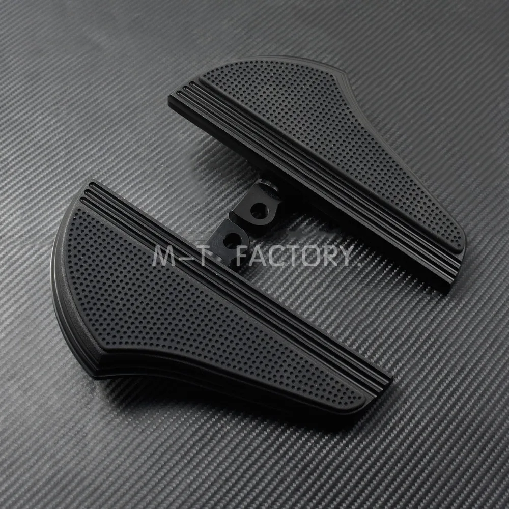 Passageiro da Motocicleta Pegs para Harley Defiance Piso Estribos Preto Masculino Montar pé Touring Dyna Sportster xl Modelos Cnc 9 Passageiro da motocicleta defiance piso estribos preto