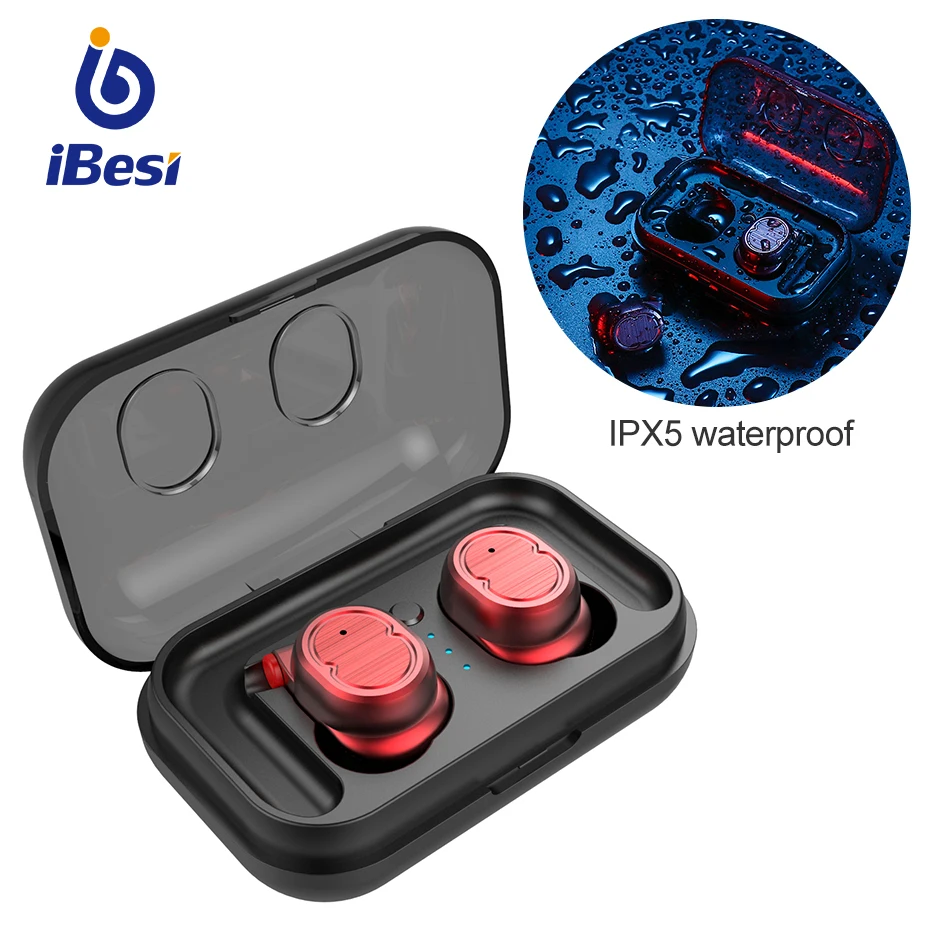 

Wireless Headphone Bluetooth 5.0 Earbuds Touch Control Waterproof IPX5 Mini Earphones with Charging Box for iPhone xiaomi Phone