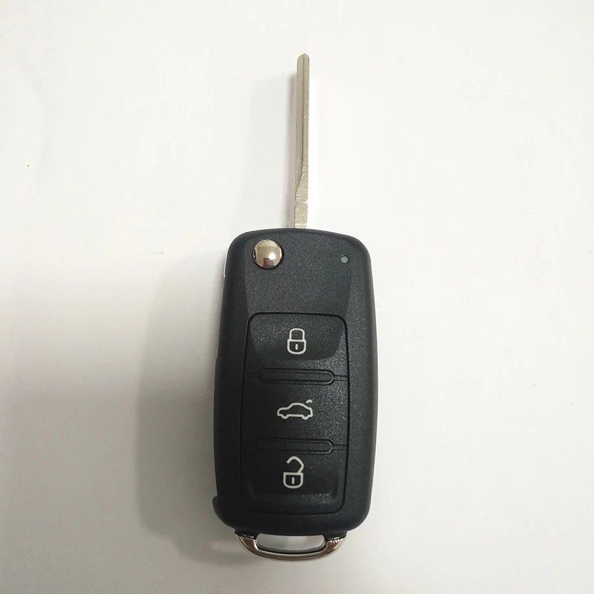Ключ дистанционного управления для VW Polo Golf MK6 Tiguan Touareg 202AD 202H 202Q 3 кнопки 433 МГц с 48 чипами