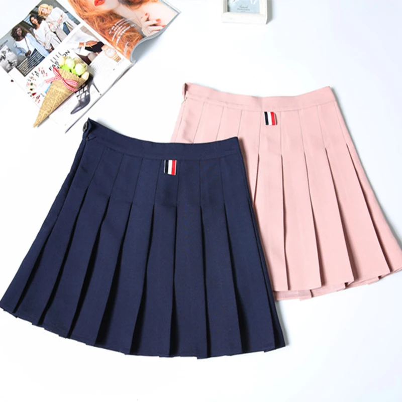 Женская модная летняя плиссированная юбка с высокой талией юбка для косплея kawaii женские мини-юбки короткие под aa167