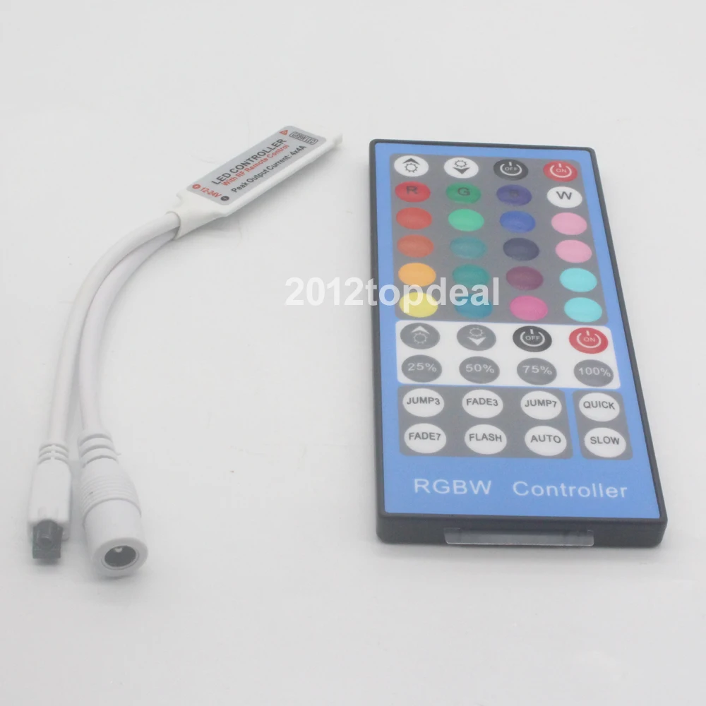 40Key 5pin Мини ИК пульт дистанционного управления для 3528 5050 RGBW RGBWW Светодиодная