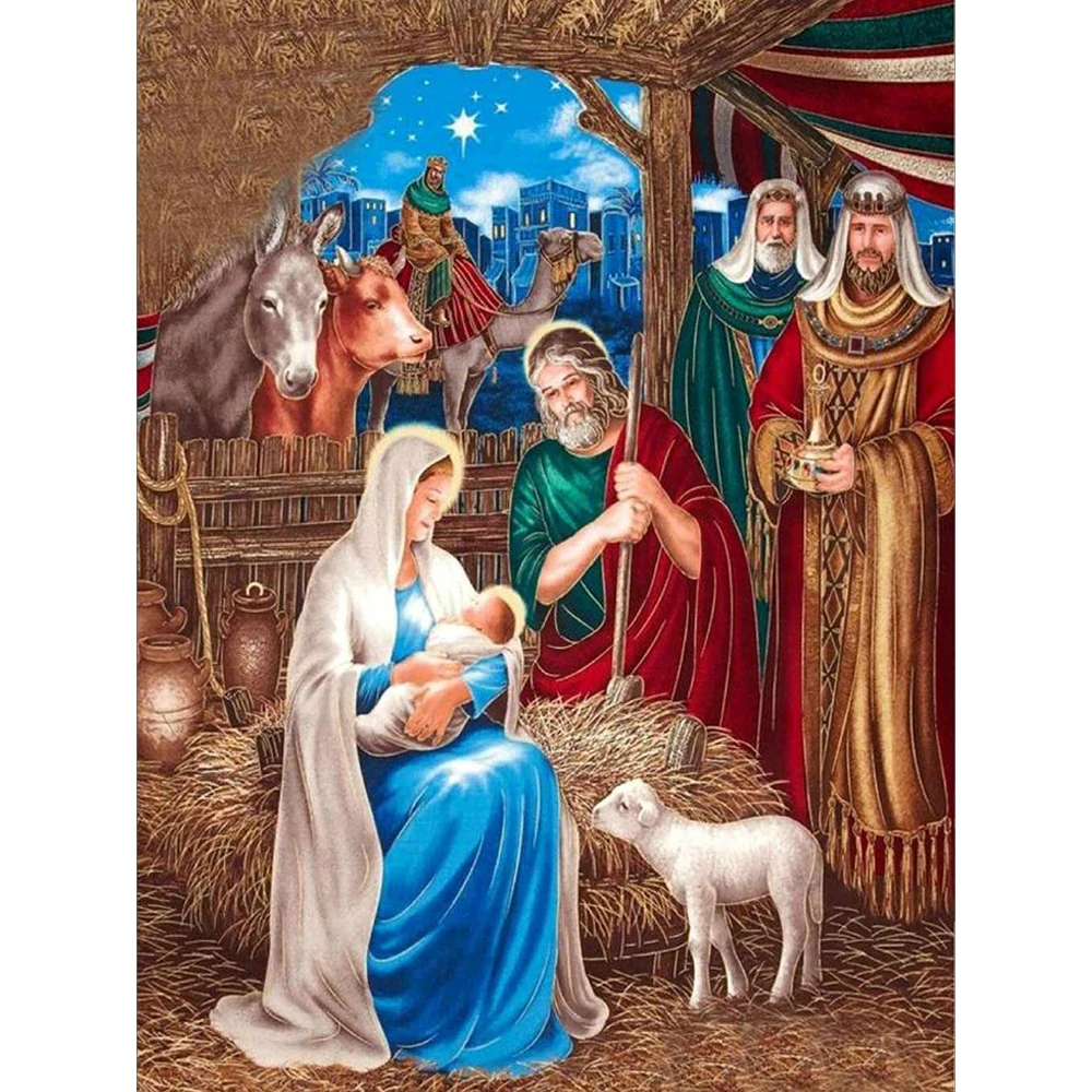 5D DIY Diamond Painting Religion Icon of Leader Full Square Mosaic Needlework Crafts Embroidery Wall Decor a613 | Дом и сад