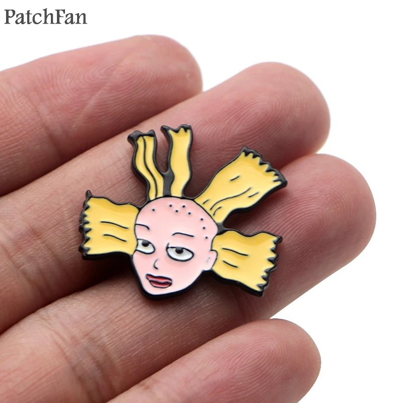 Patchfan со смешными героями из мультфильмов для девочек Cynthia цинка галстуком