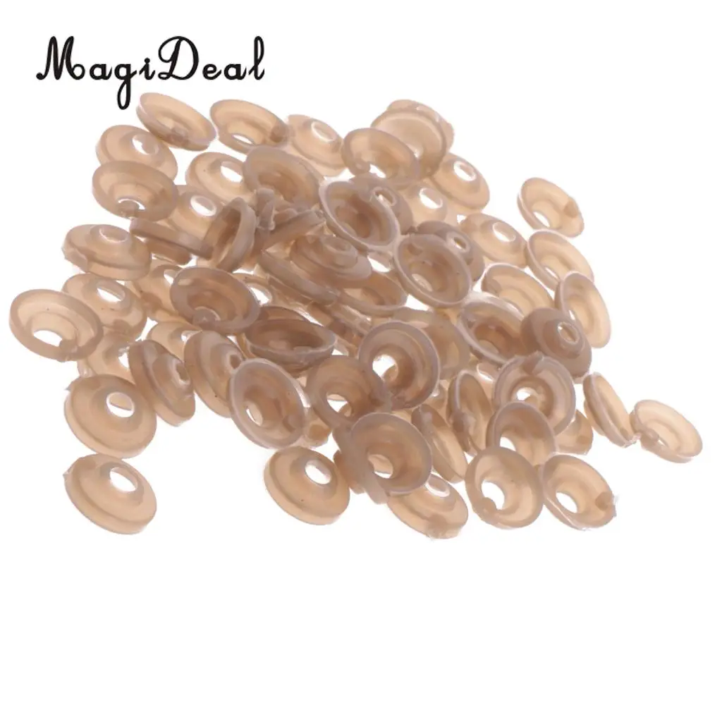 MagiDeal Simulation 100Pcs/Pack Plastic Safety Nose with Backs for Bear Dog Doll Animal Children Hands-on Ability DIY Crafts Toy