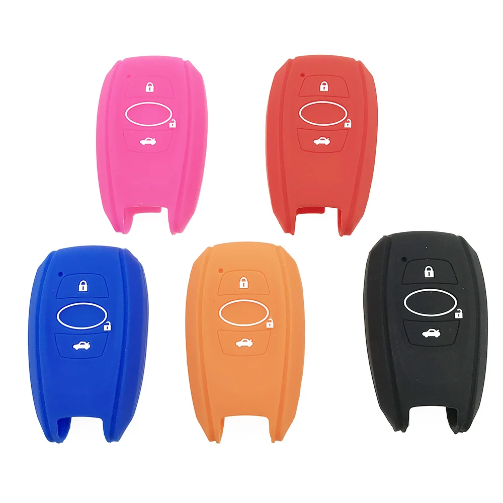 

Key Case Shell For Subaru WRX Legacy Crosstrek Outback Impreza BRZ Accessories Silicone Key Cover for Subaru Forester Sti XV