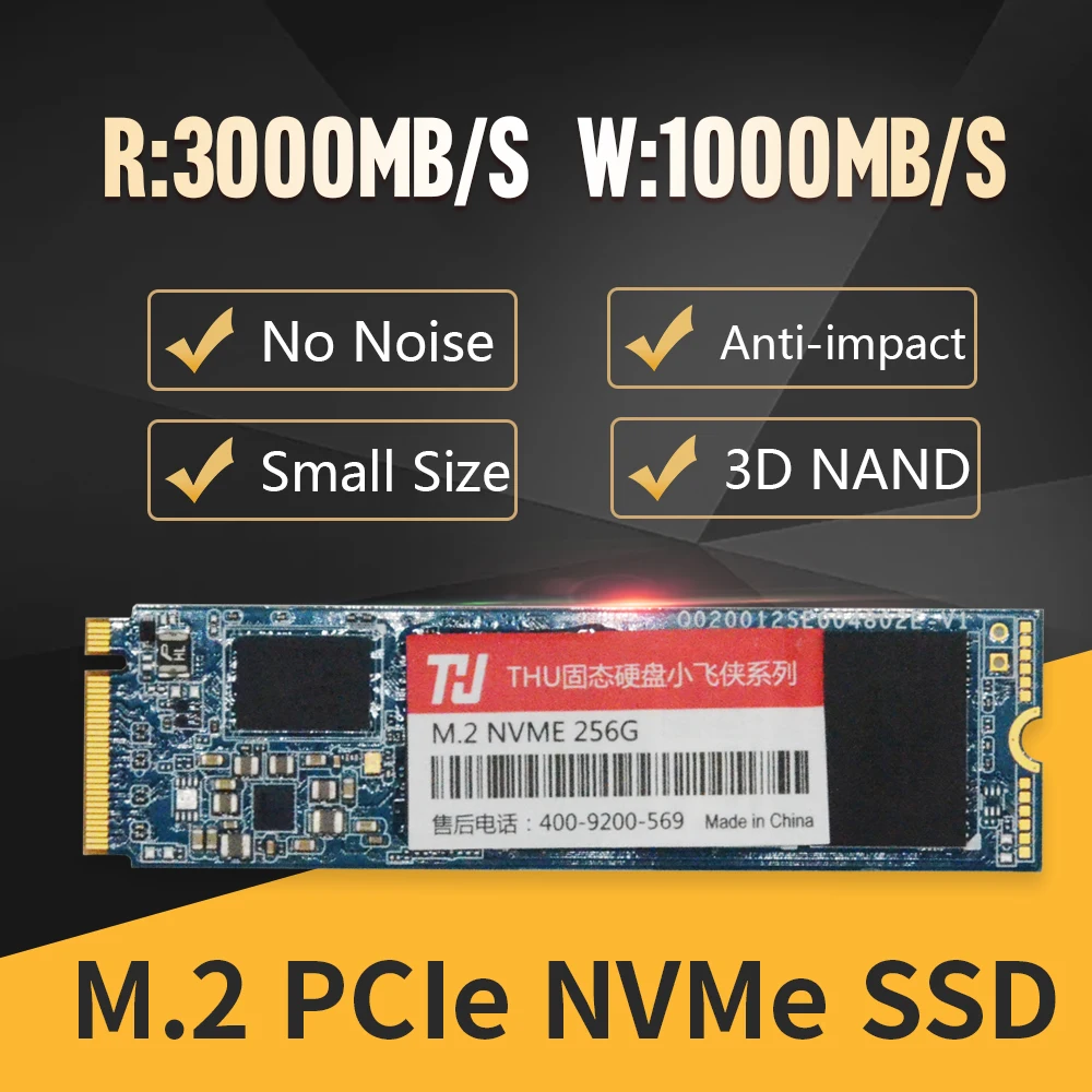 / личного Профессиональный SSD 256 ГБ 512 3D NAND M.2 2280 PCIe NVMe Gen3 x 4 Внутренний твердотельный накопитель