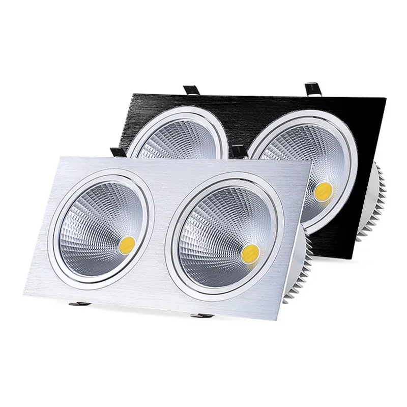 

COB Dimmable 7W 9W 12W 14W 18W 24W LED downlight Square LED panel light Ceiling Lamp Recessed fixtures LED Spot lamp AC85-265V