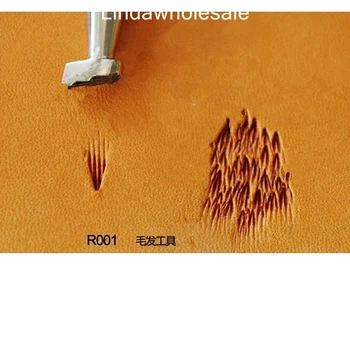 

leather tools handmade,Hair pattern Leather carving tools R001,