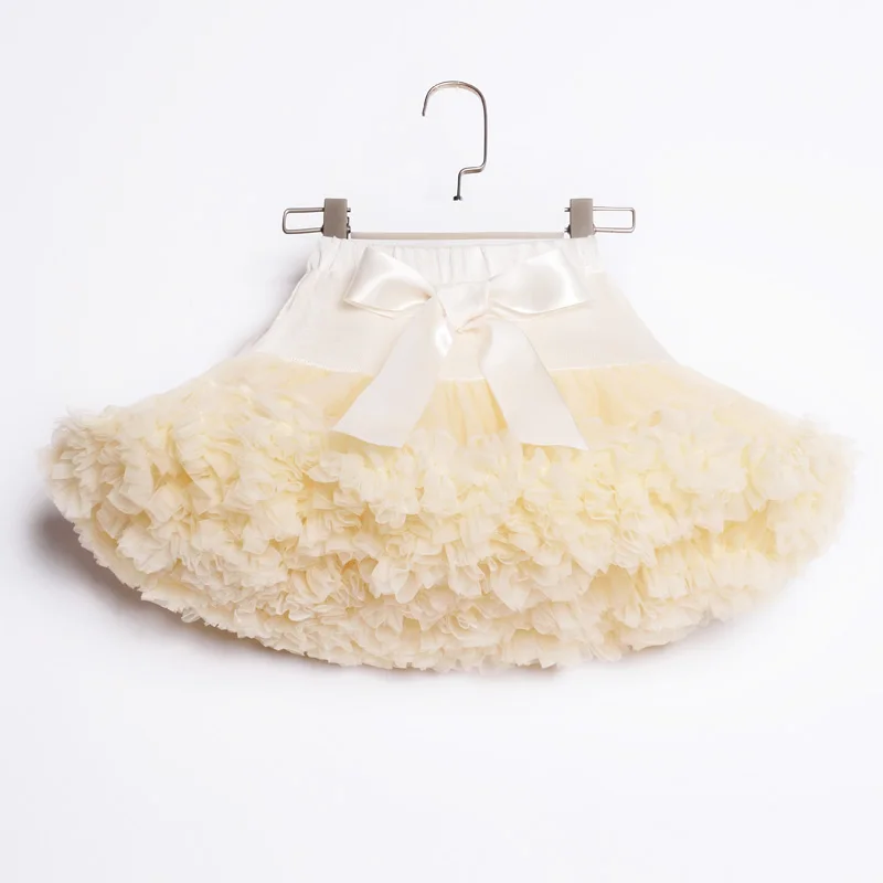 

Ivory tutu skirt Baby girls tutu fluffy pettiskirts children dancing skirts kids chiffon skirts children tutus mother and daught