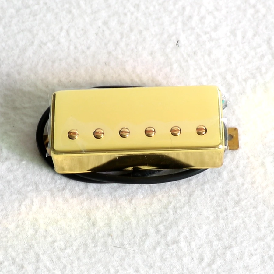 

Free Shipping gold/chrome color neck & bridge ceramic Mini LP Humbucker Guitar Pickups For diy guitar kits
