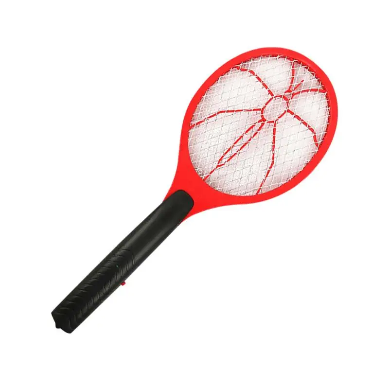 Электрическая ловушка для комаров тип батареи трехслойная супер большая сетка муха Жук Насекомое Отпугиватель бытовой комаров - Цвет: Красный