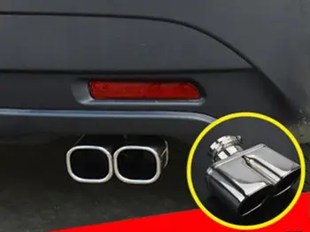 

Stainless Steel Exhaust Pipe Tail Pipe Muffler Cover Trim Car Styling Auto Accessories 1pcs For Suzuki Vitara 2015 2016 20172018