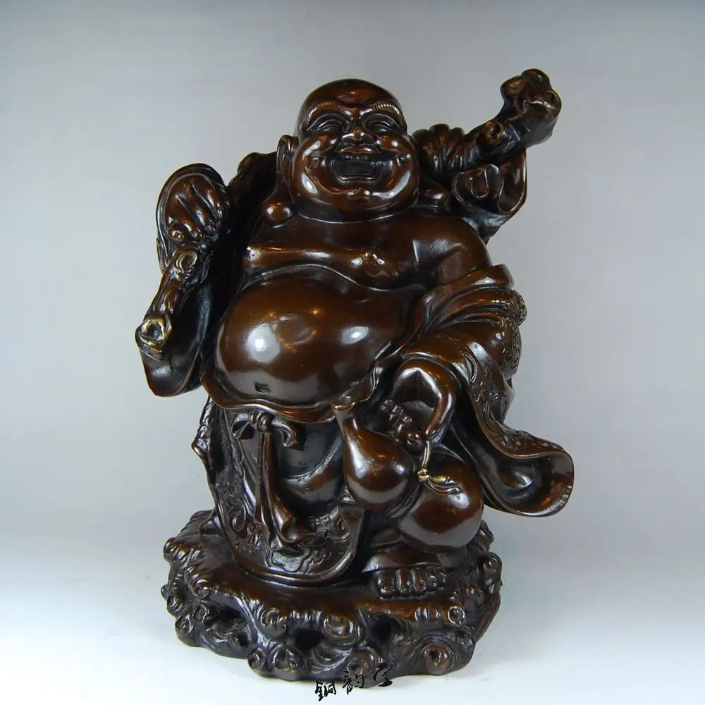 

Carving Work of Art Metal copper gold bags copper maitreya bronze copper instruments