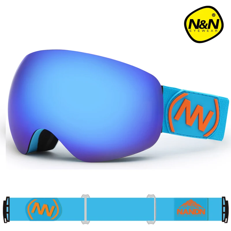 Nandn Snow Glasses Large Lens Anti-fog Man Women Ski Goggles Big Ski Mask Snow Snowboard Goggles 4