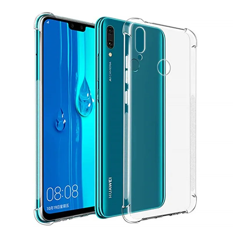

For Huawei Y9 2019 TPU Case Airbag Cover Shockproof Back Cover Huawei Honor 8s 10i 20i 20 Y5 Y6 Y7 Pro P Smart Z Plus 2019 Cover