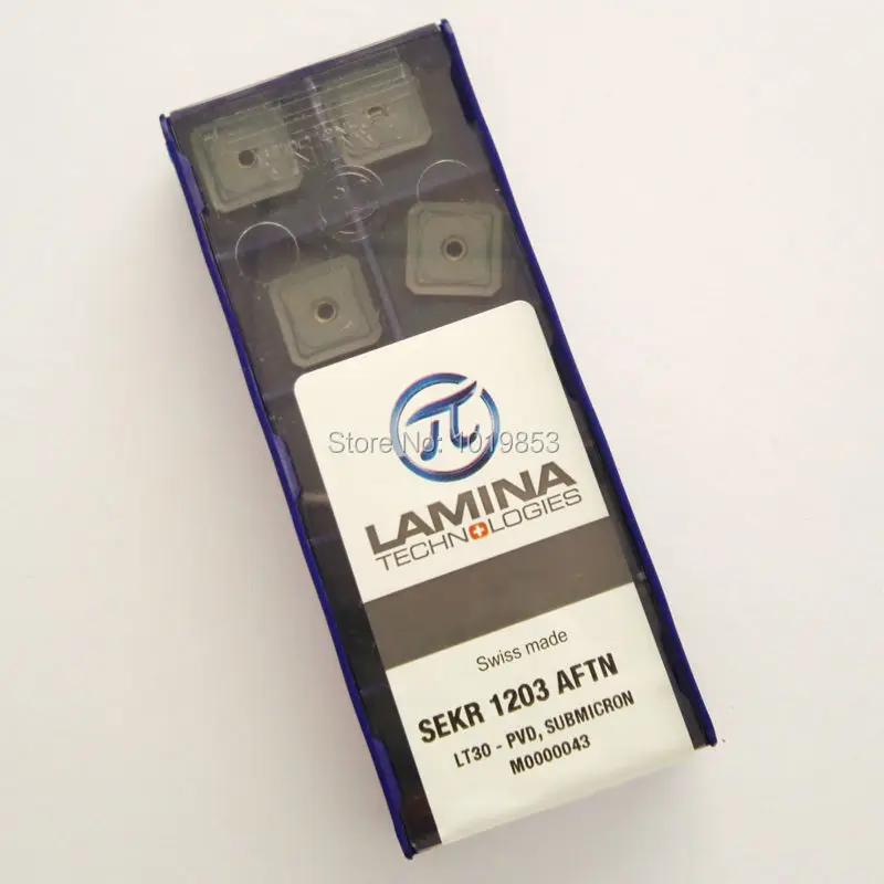 

SEKR1203 AFTN LT30 carbide inserts for milling cutter CNC machine