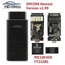 2021 v1.95 opcom v1.59 1.65 op com v1.70 opcom v1.78 para opel obd2 OP-COM ferramenta de diagnóstico do varredor da relação com pic18f458 chip