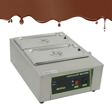Две 2 бака электрическая Коммерческая плавильная машина для шоколада печь для шоколада расплава