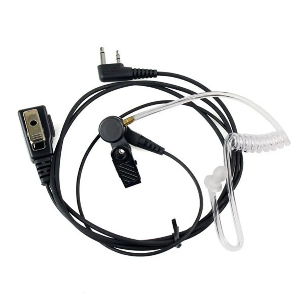 2 Pin Acoustic Tube headsets for ICOM Radios IC F3 IC F3S IC F4 IC F14