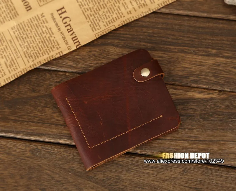 Genuine Leather wallet leather purse 5301-1# (9)