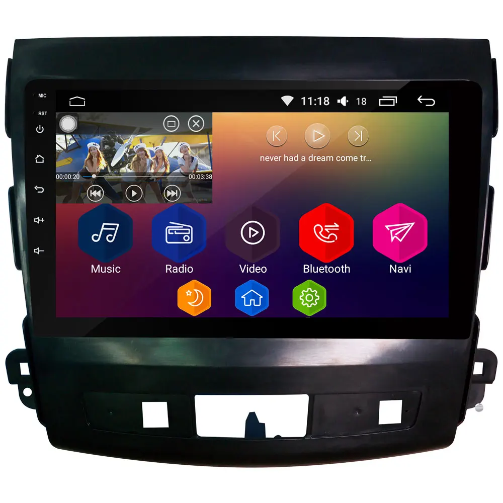 

9" IPS 4G DSP Carplay Android 8 Octa Core 4GB RAM 64GB ROM Car DVD Multimedia Player Stereo For Citroen C-Crosser/Peugeot 4007