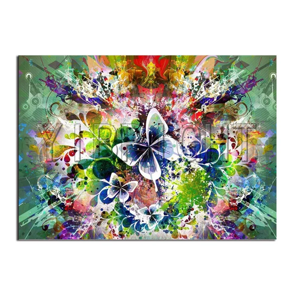 алмазная вышивка цветы абстракция. фракталы. грани бриллианта фон. алмазная мозаика картина абстрактная. алмазная абстракция.