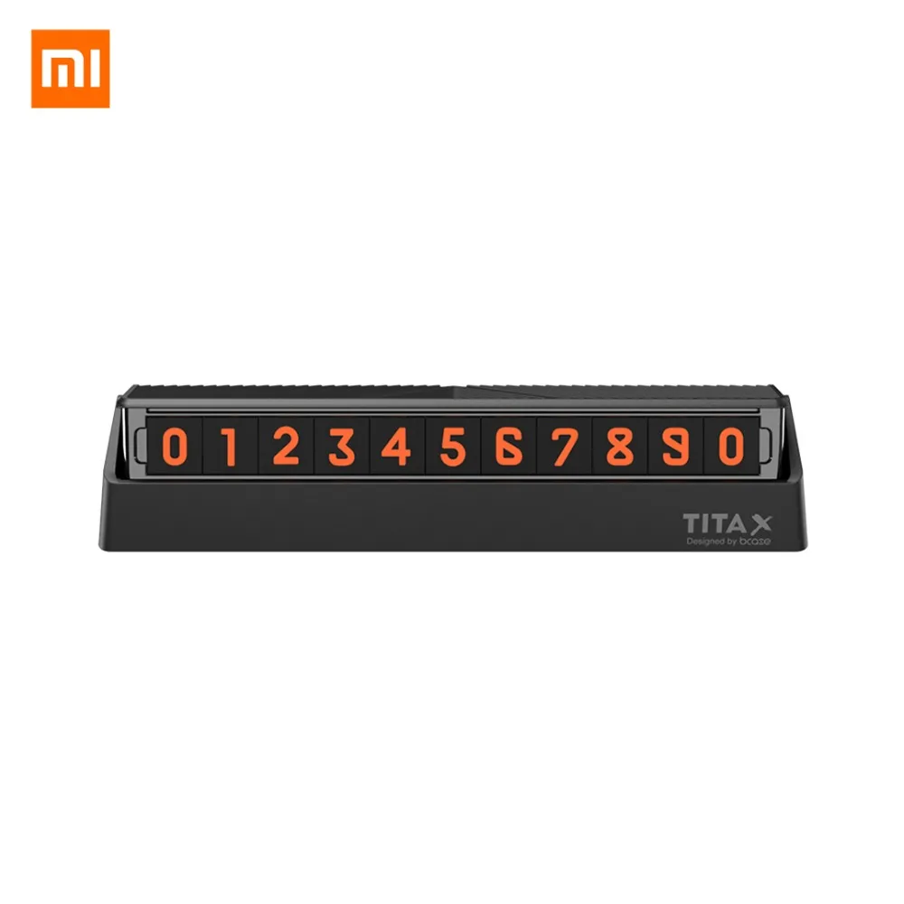 MI Mijia Bcase Stop Sign Car Parking Card Move Phone Number креативные невидимые автомобильные аксессуары |