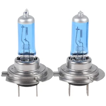 1 пара H7 супер белый 6000K Ксеноновые галогенные лампы транспортного средства головной светильник 6000K 100W универсальноедля автомобиля 12V светильник