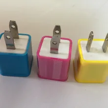 Красочные штепсельная вилка американского стандарта USB Зарядное устройство зарядное устройство от сети переменного тока с настенное зарядное usb-устройство Мощность адаптер Зарядное устройство для samsung S3 i9300